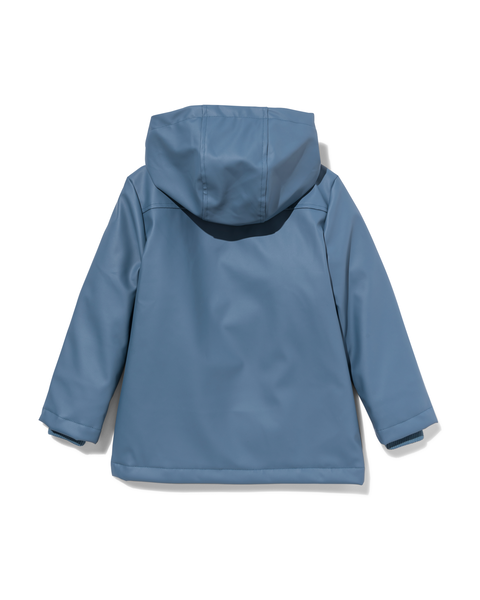 manteau enfant avec revêtement en caoutchouc et capuche bleu bleu - 1000029629 - HEMA