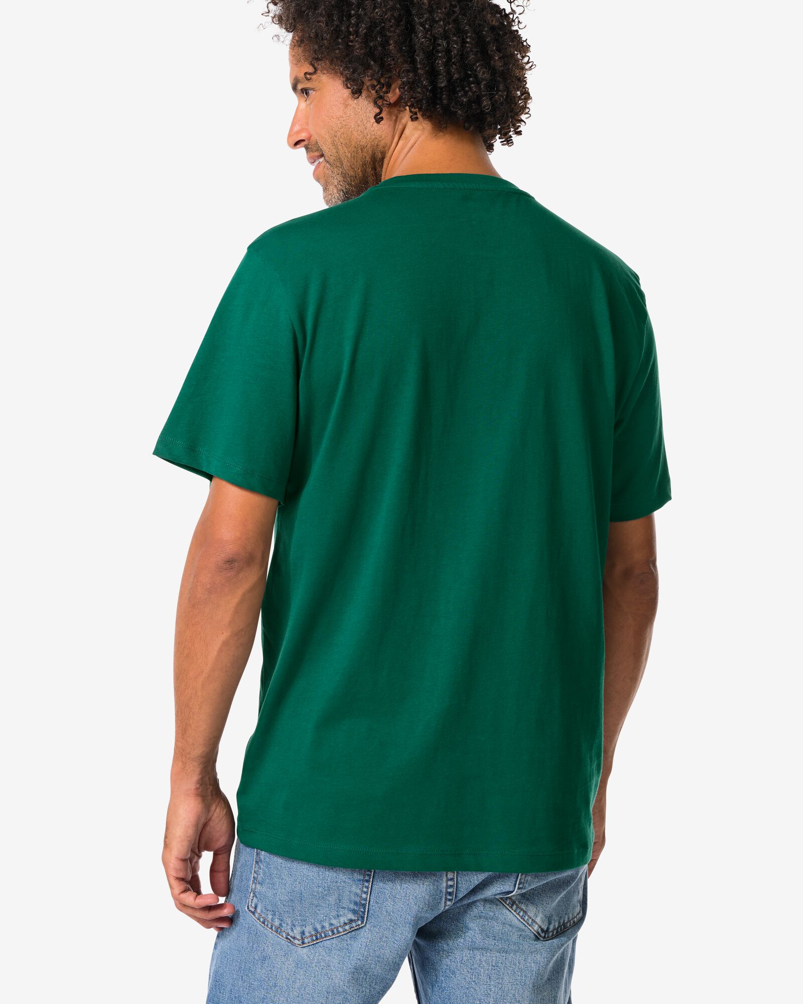 Herren-T-Shirt dunkelgr&uuml;n - 2190370DARKGREEN - HEMA