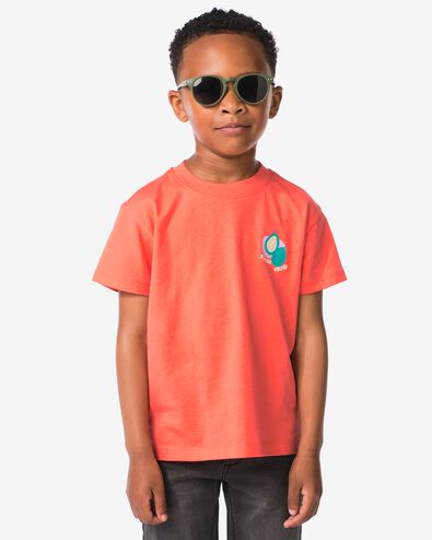 Kinder-T-Shirt, Jackfrucht korallfarben korallfarben - 30720602CORAL - HEMA
