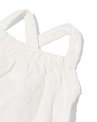 robe bébé broderie blanc cassé 86 - 33049055 - HEMA