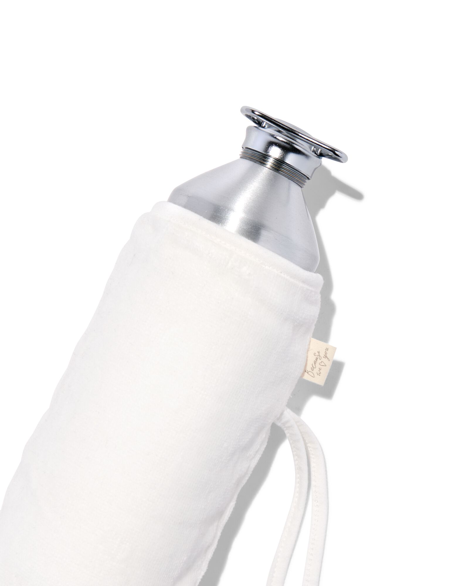 housse de bouillotte - 33x13.5 - velours blanc - 33394420 - HEMA