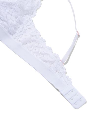 bralette en dentelle blanc - 1000030260 - HEMA