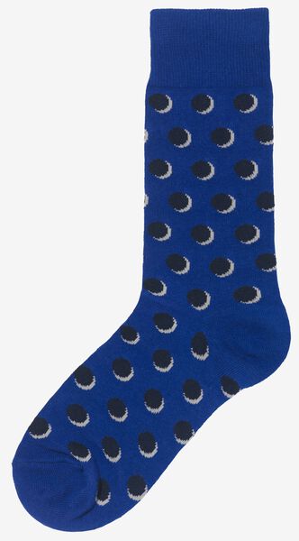 5 paires de chaussettes homme avec coton bleu foncé bleu foncé - 1000028308 - HEMA