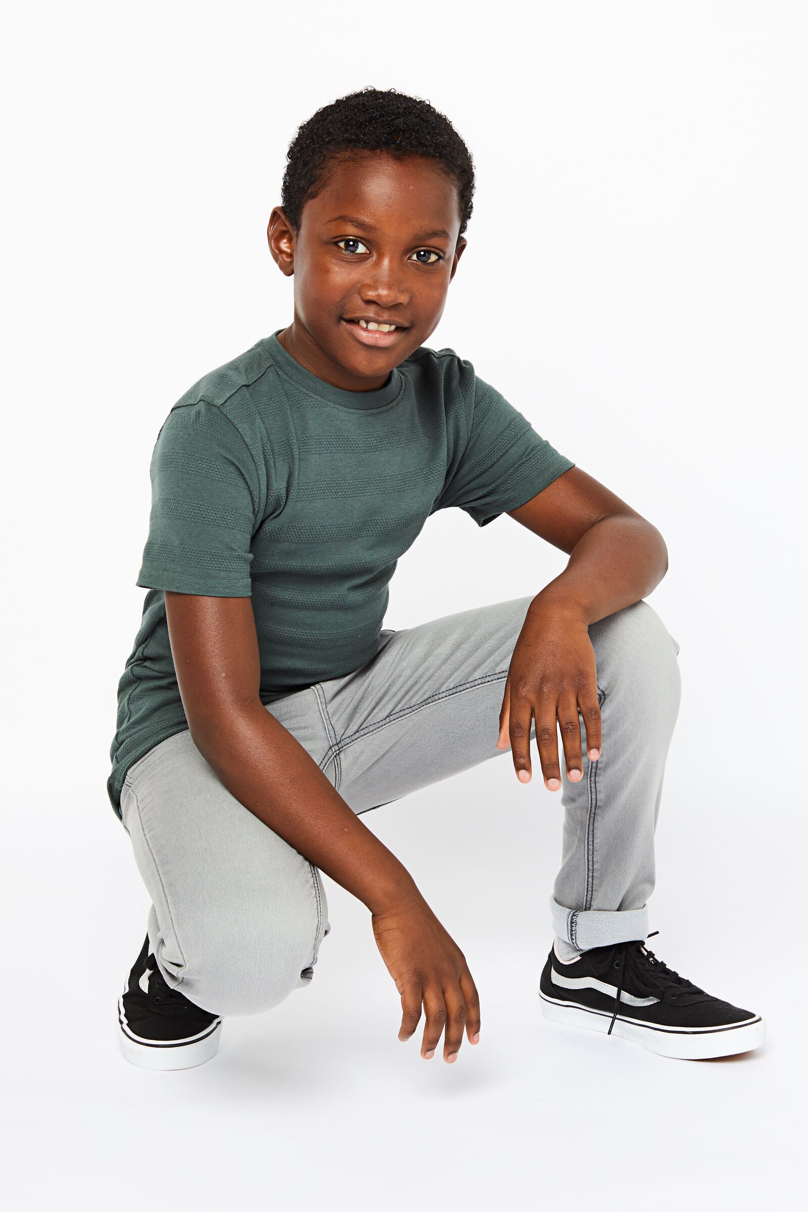 Kinder-Jogdenim, Skinnyhose grau grau - 1000028292 - HEMA