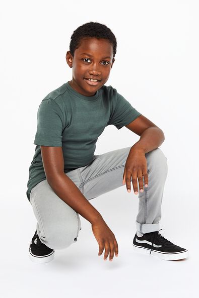 Kinder-Jogdenim, Skinnyhose grau grau - 1000028292 - HEMA