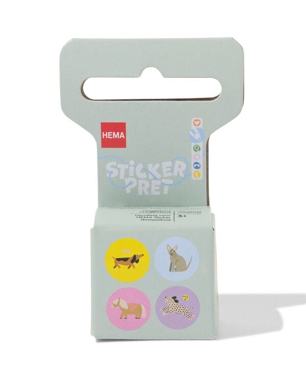 stickers voor stempeltool huisdieren - 160 stuks - 15900365 - HEMA