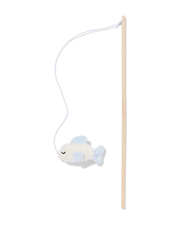 jouet chat canne &agrave; p&ecirc;che avec poisson - 61140616 - HEMA