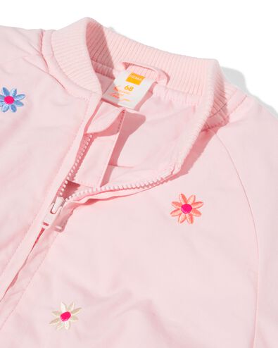 Baby-Bomberjacke Blumen hellrosa hellrosa - 33056770LIGHTPINK - HEMA