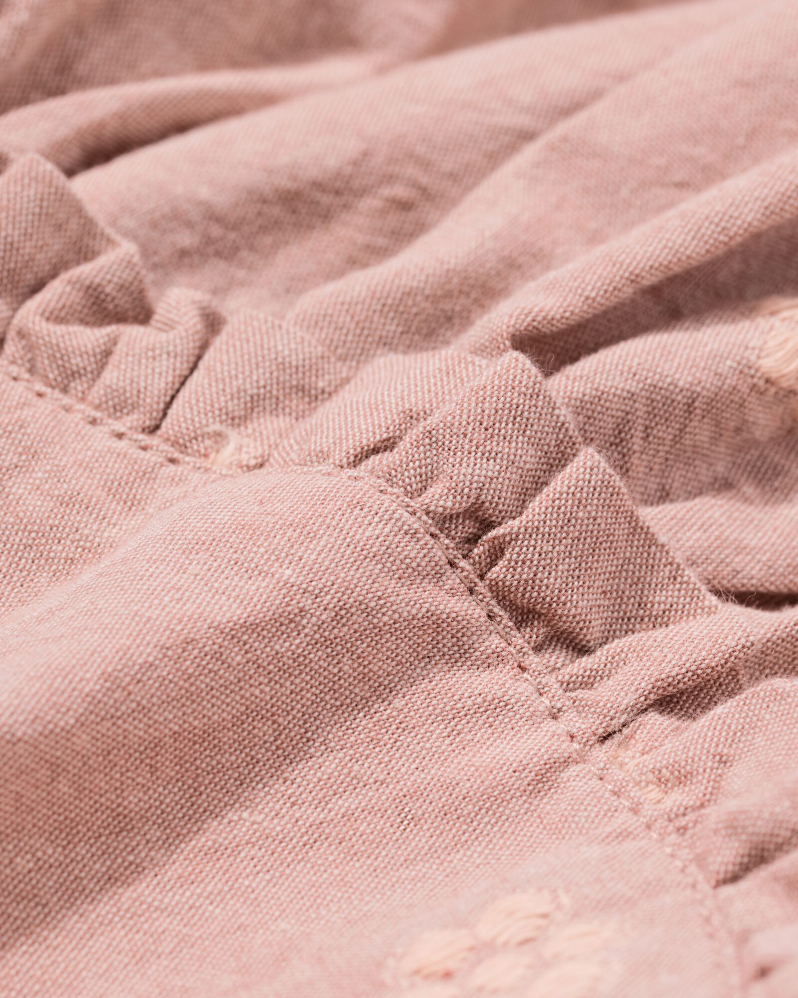 jupe trap&egrave;ze enfant fleurs vieux rose vieux rose - 30844857OLDPINK - HEMA