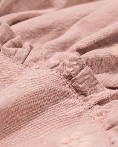 jupe trap&egrave;ze enfant fleurs vieux rose vieux rose - 30844857OLDPINK - HEMA