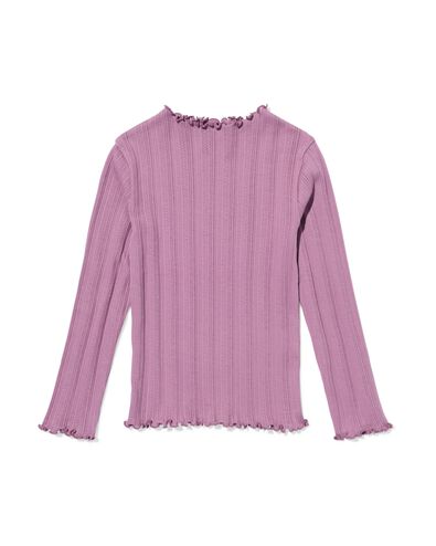 t-shirt enfant maille fine  violet violet - 30841252PURPLE - HEMA