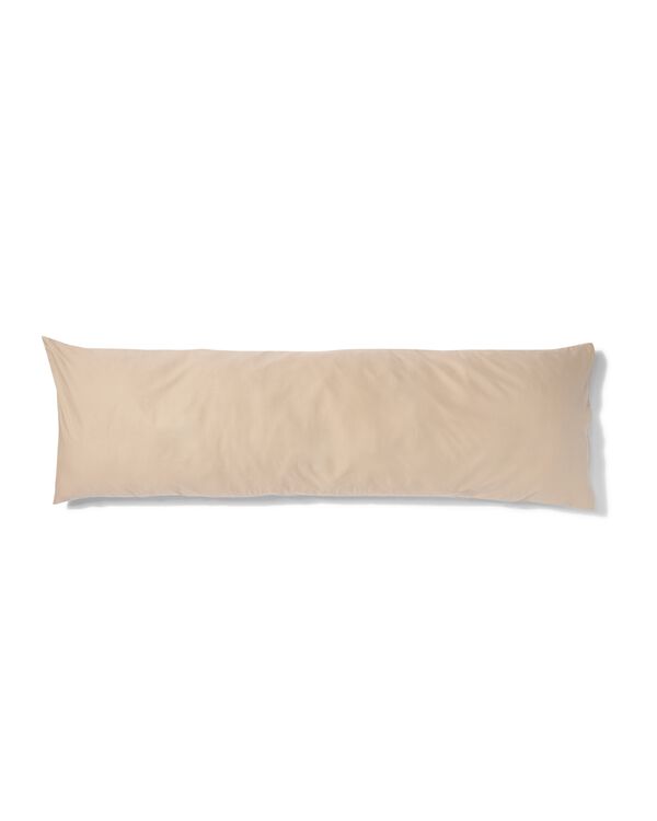 taie d'oreiller 50x160cm coton doux sable - 5180007 - HEMA