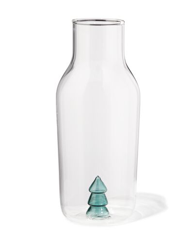 karaf 1.4L met figuurtje kerstboom - 25600097 - HEMA