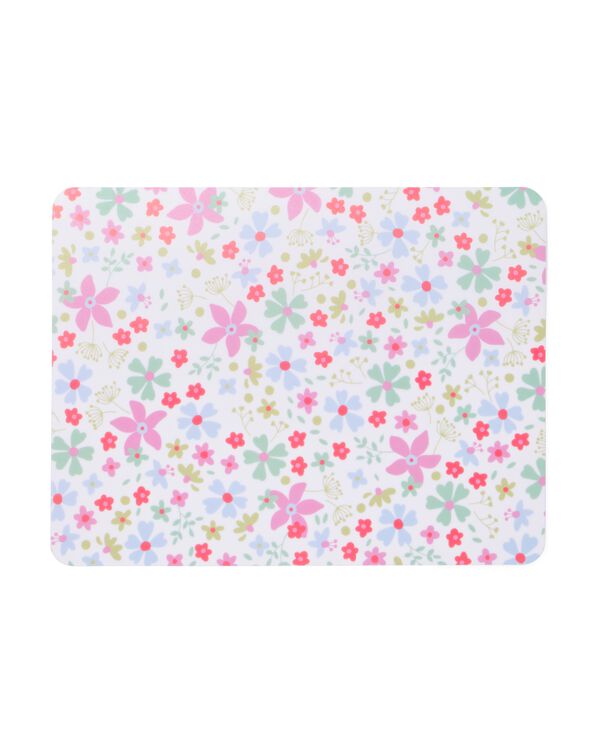 set de table 32x42cm coton fleurs - 5300154 - HEMA