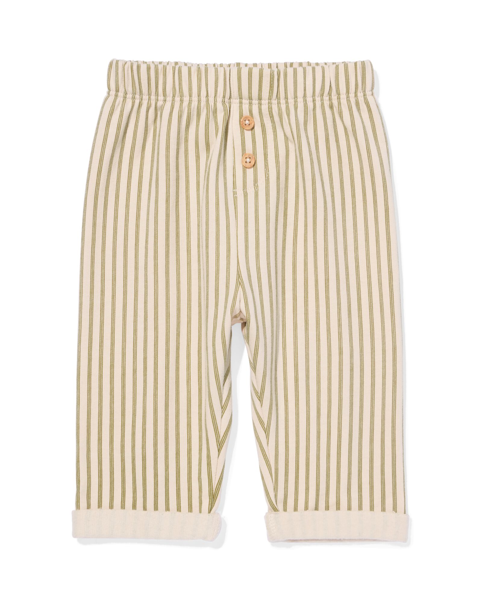 pantalon b&eacute;b&eacute; coupe confortable jersey rayures &eacute;cru &eacute;cru - 33174470ECRU - HEMA