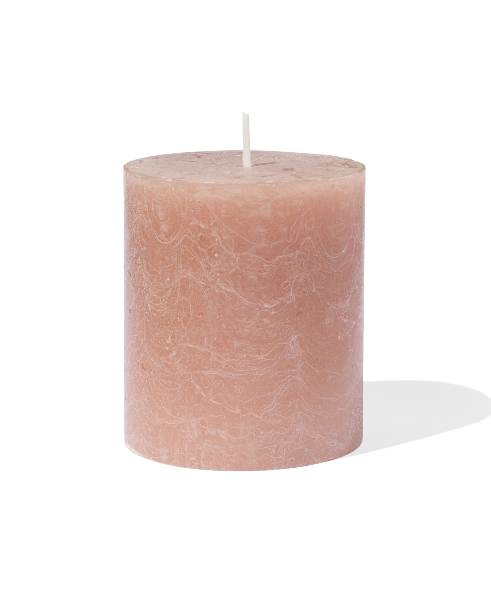 Rustikale Kerze &Oslash;&nbsp;7&nbsp;x&nbsp;8&nbsp;cm, Braun braun 7 x 8 - 13504007 - HEMA