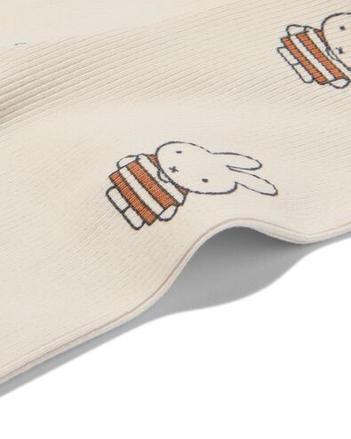 legging &eacute;volutif Miffy nouveau-n&eacute; c&ocirc;tel&eacute; &eacute;cru - 1000031980 - HEMA