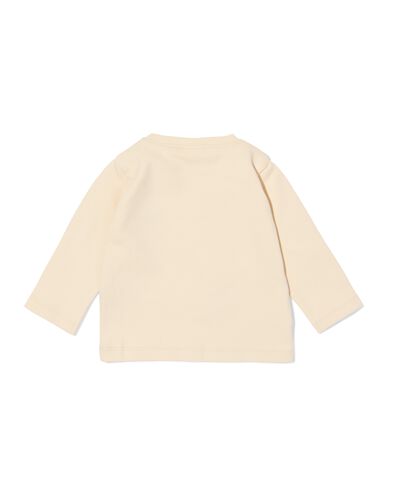t-shirt b&eacute;b&eacute; jersey &eacute;cru &eacute;cru - 33181070ECRU - HEMA