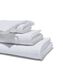 petite serviette 2ème vie coton recyclé 30x50 blanc blanc petite serviette - 5240209 - HEMA