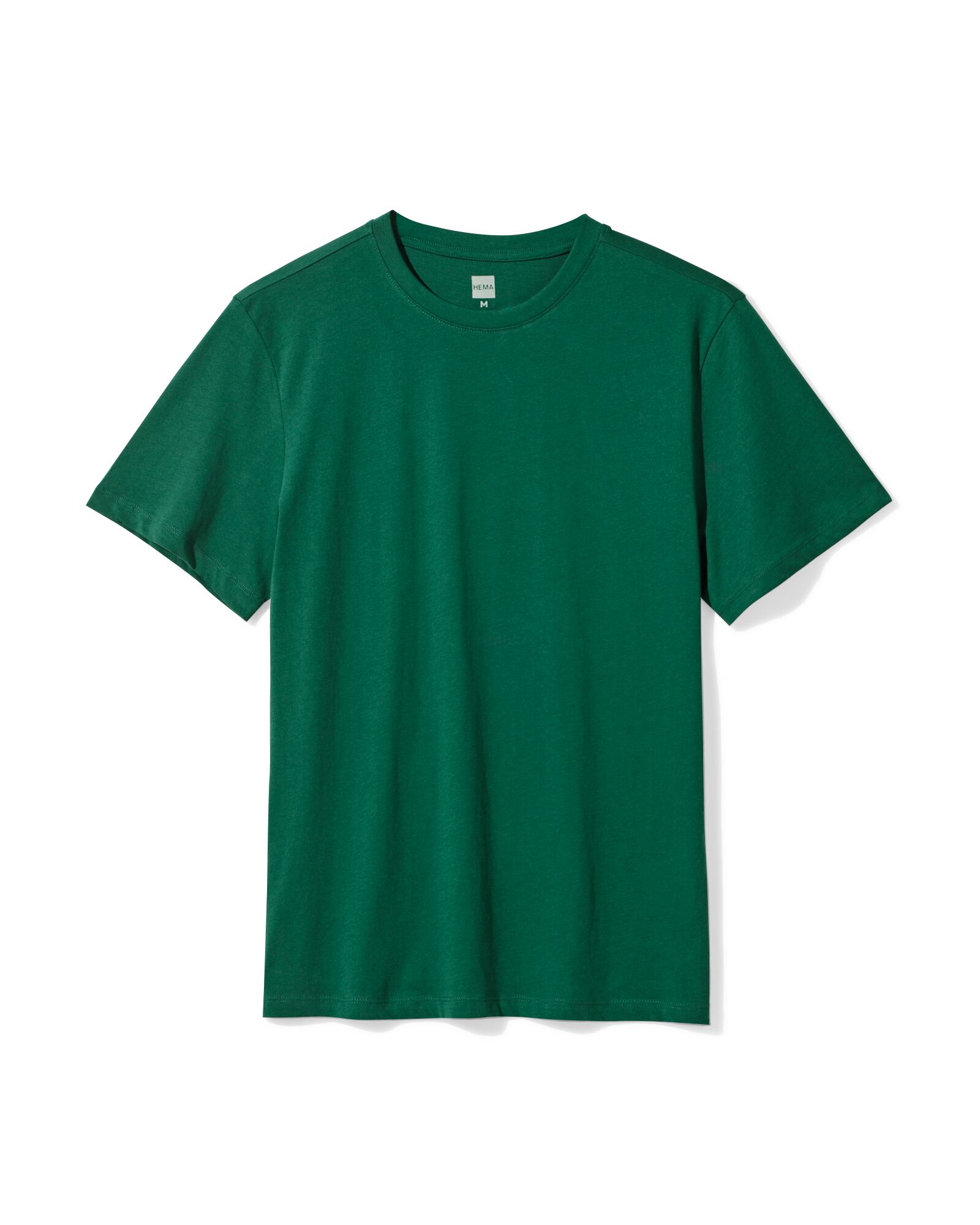 heren T-shirt donkergroen - 2190370DARKGREEN - HEMA
