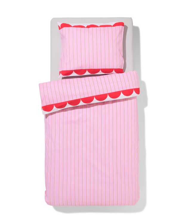 kinderdekbedovertrek 140x200cm zacht katoen circus - 5700226 - HEMA