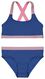 Kinder-Bikini, Relief blau blau - 1000023122 - HEMA