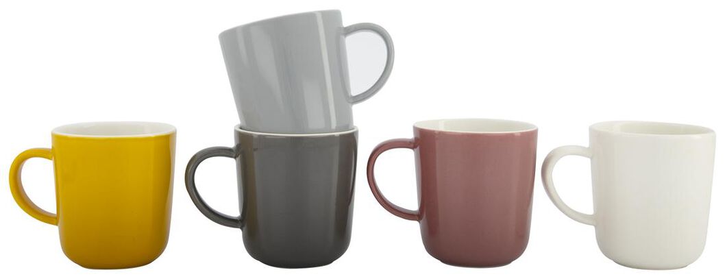 mug à café - 130 ml - Chicago - gris foncé 130 ml gris foncé - 9680051 - HEMA