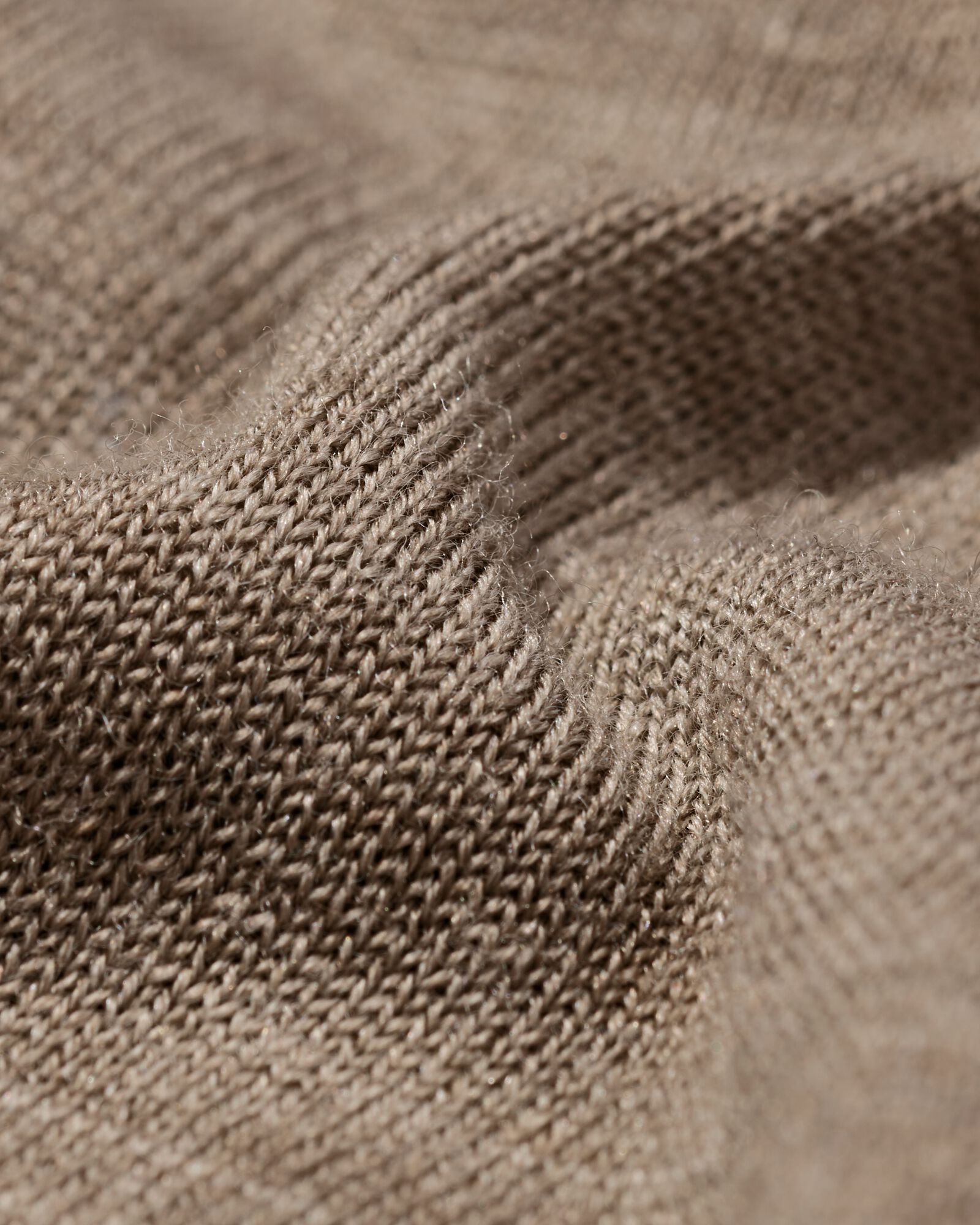 herentrui Nyck merinowol taupe taupe - 2129930TAUPE - HEMA