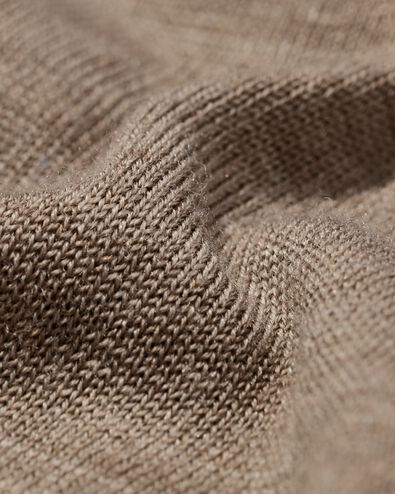 herentrui Nyck merinowol taupe taupe - 2129930TAUPE - HEMA
