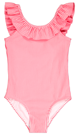 maillot de bain enfant seersucker rose corail rose corail - 1000026290 - HEMA
