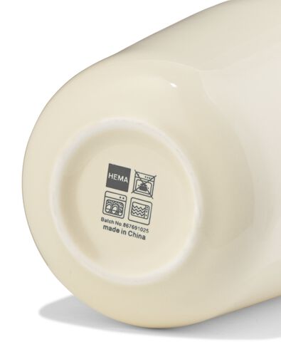 cappuccinomok 350ml Knap new bone china geel - 80660309 - HEMA