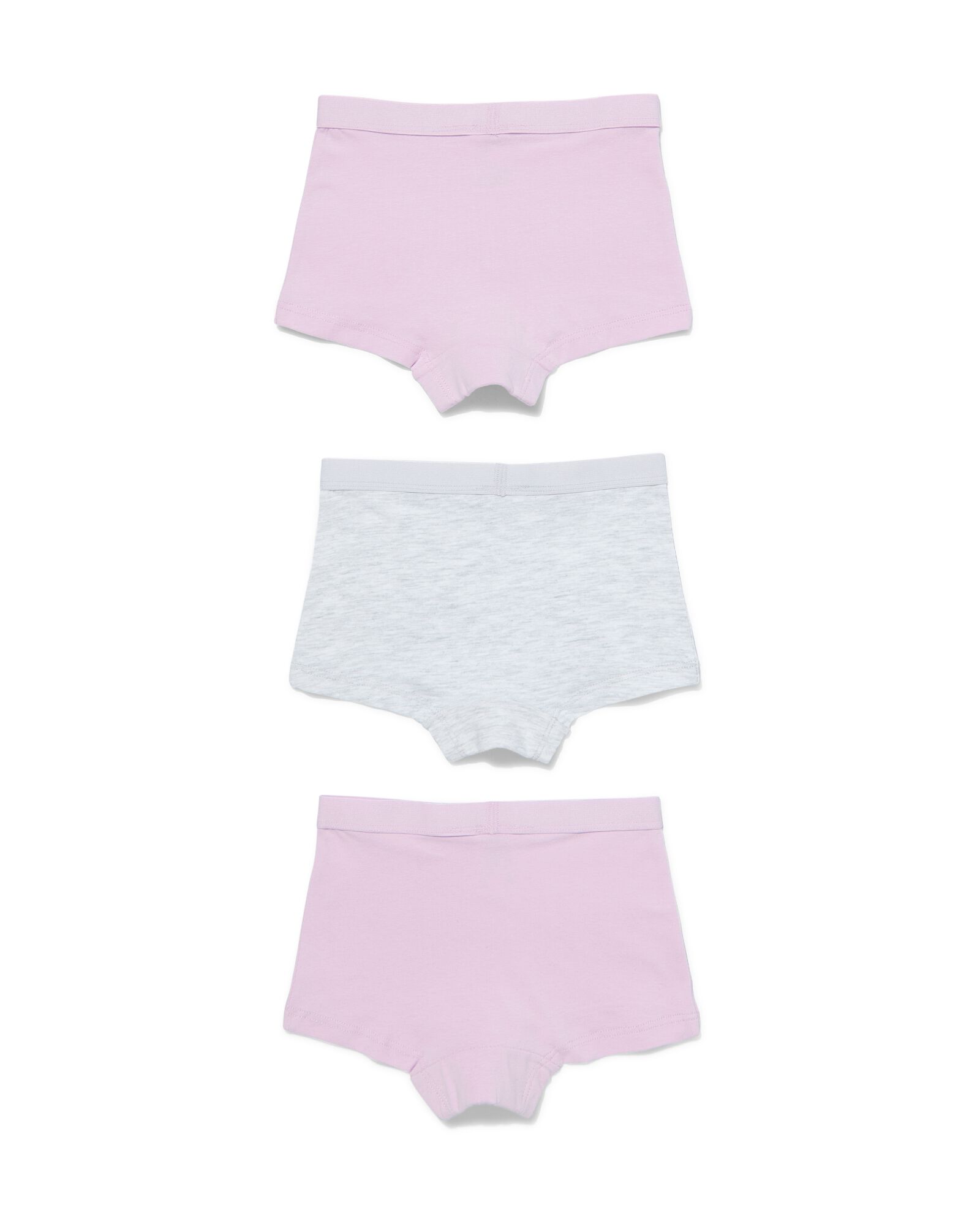 3 boxers enfant en coton/stretch lilas lilas - 19357830LILAC - HEMA