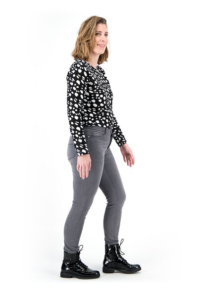 jean femme - modèle shaping skinny gris moyen 42 - 36337537 - HEMA