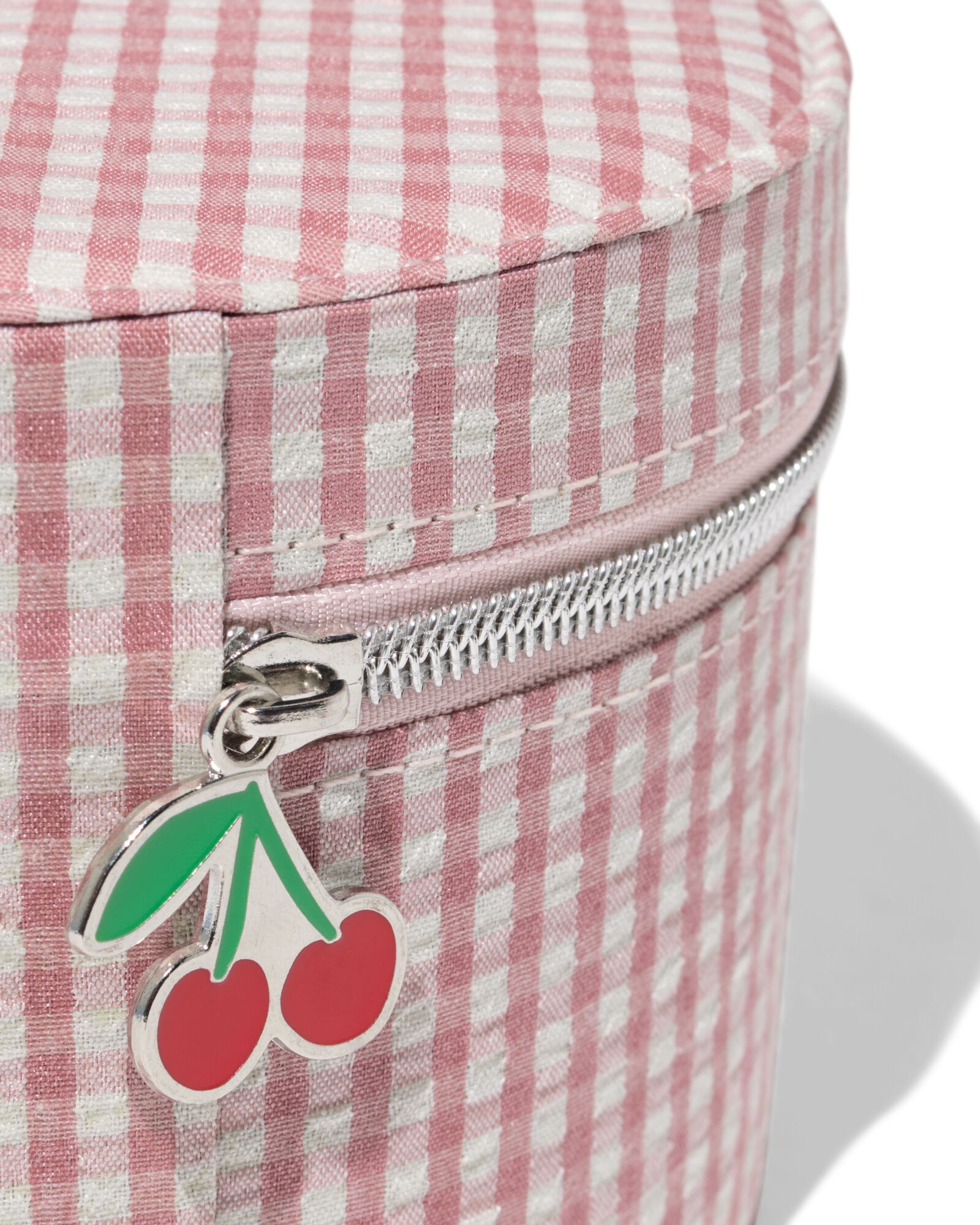 Schmuckschatulle, ⌀ 15 x 10,5 cm, Seersucker - 61104537 - HEMA