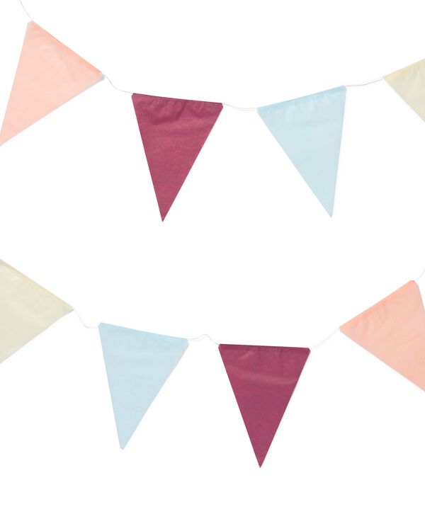 vlaggenlijn 10m papier floraal - 14250362 - HEMA