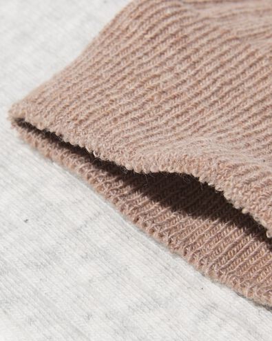 mi-bas c&ocirc;tel&eacute;s - 2 paires marron marron - 4230730BROWN - HEMA