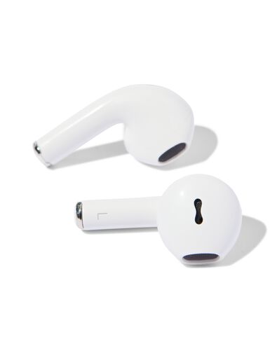 draadloze oortjes in oplaadcase wit - 39680051 - HEMA