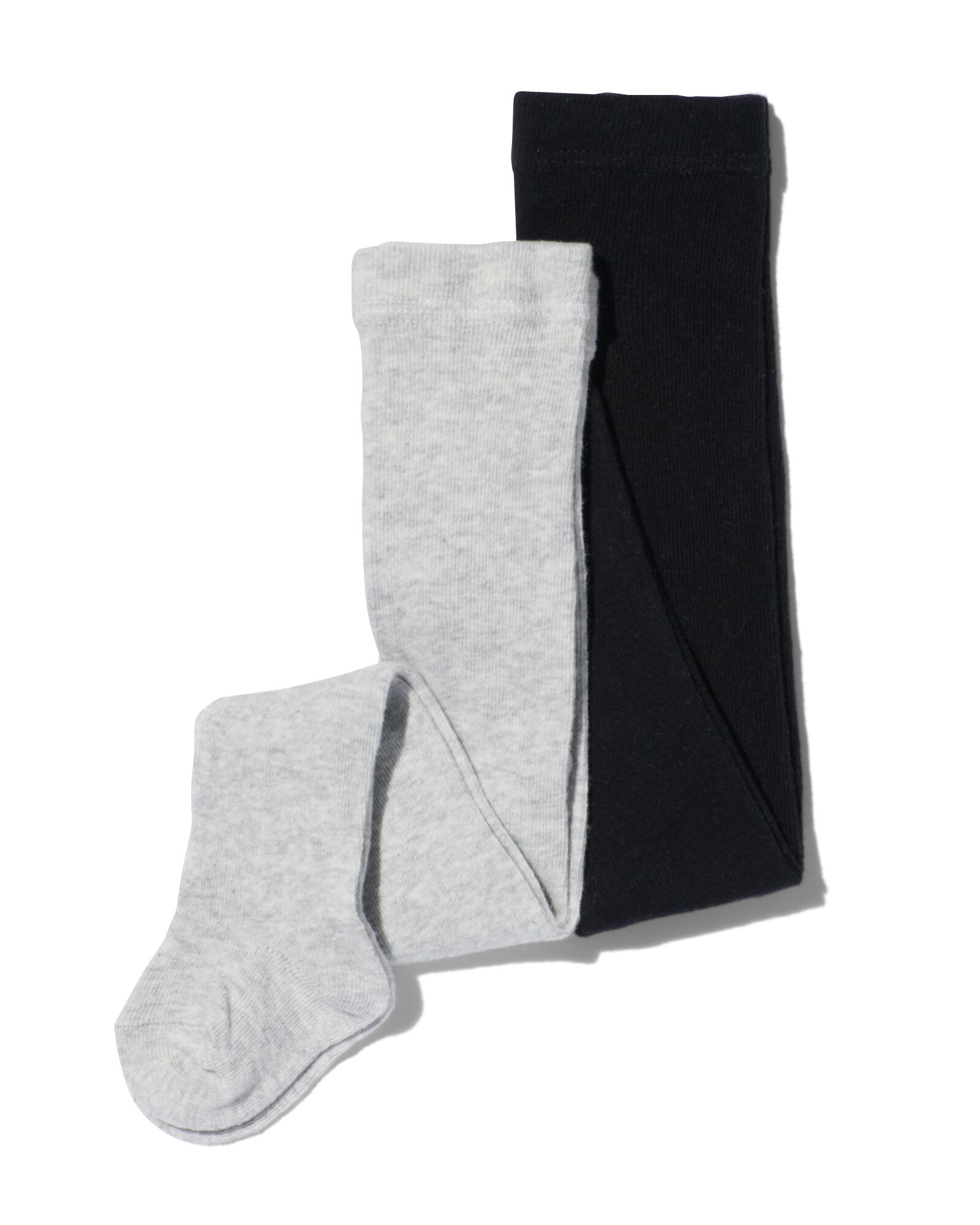 2 collants &eacute;pais b&eacute;b&eacute; gris chin&eacute; gris chin&eacute; - 1000009460 - HEMA