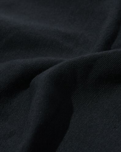 2 strings femme taille haute coton stretch noir XS - 19630914 - HEMA