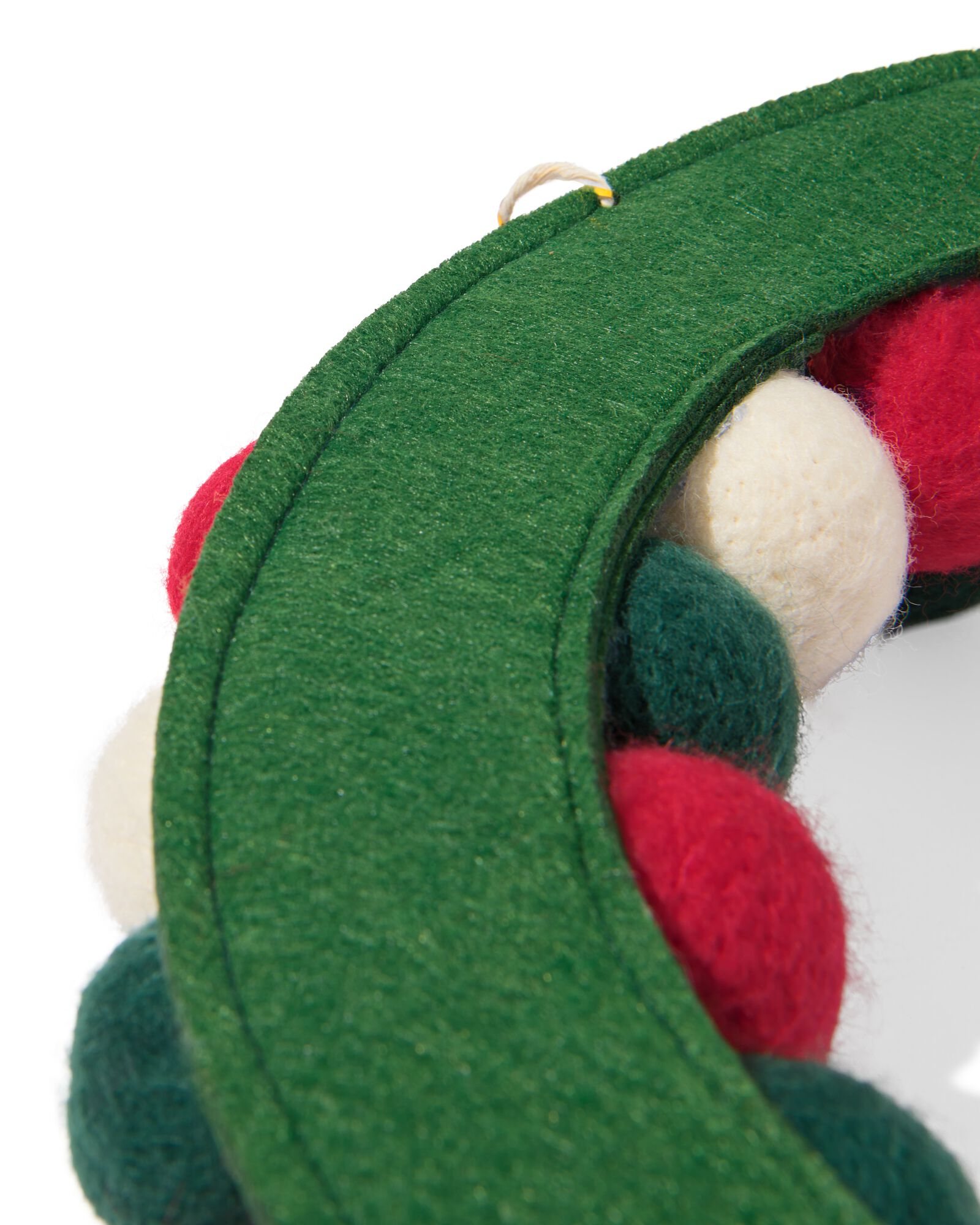 couronne de boules ⌀36x8,5 cm feutrine - 25100230 - HEMA