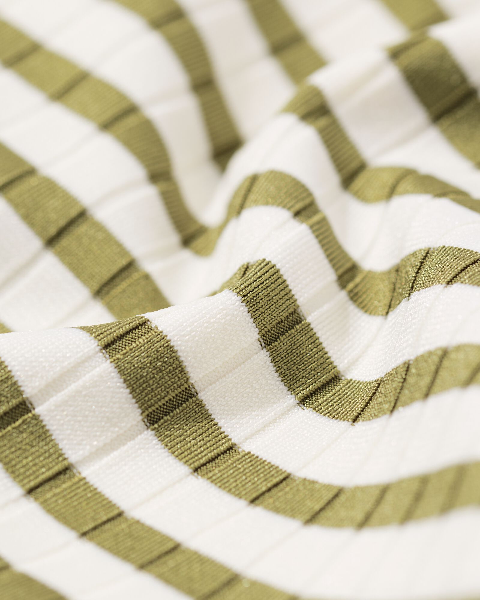 Damen-Bikinihose Jacky, gerippt, gestreift mittelgr&uuml;n mittelgr&uuml;n - 22360210MIDGREEN - HEMA