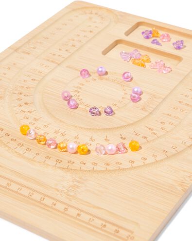 kralenrijgbord 23x28.5cm bamboe - 15900529 - HEMA