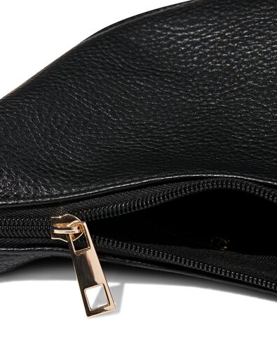 Umh&auml;ngetasche aus Kunstleder, Schwarz - 18750002 - HEMA