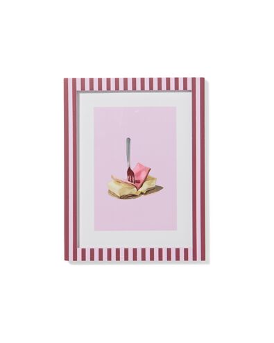 Bilderrahmen 15 &times; 20 cm Holz Streifen - 13626046 - HEMA