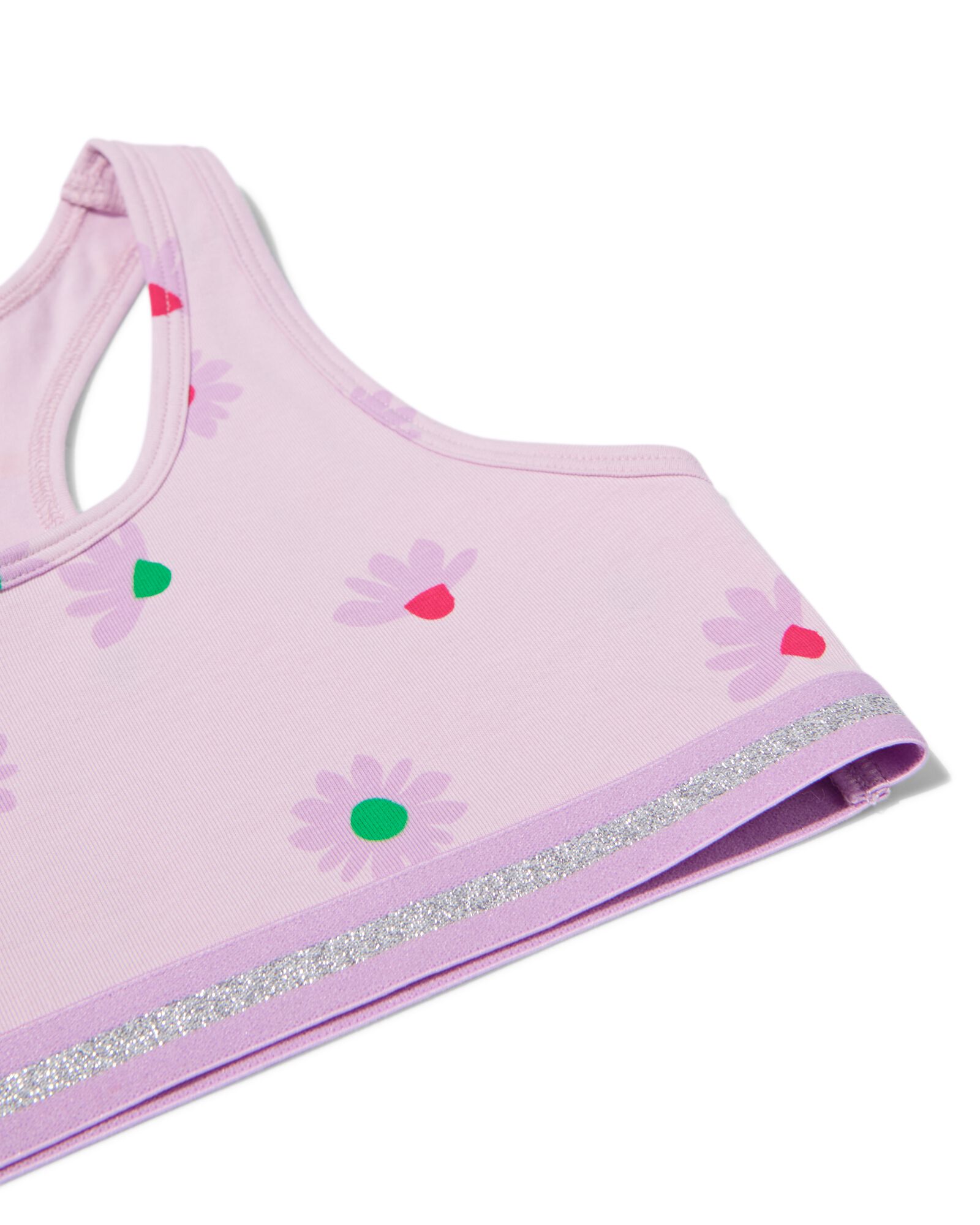 2er-Pack Kinder-Bustiers, Baumwolle/Elasthan lila lila - 19331430LILAC - HEMA