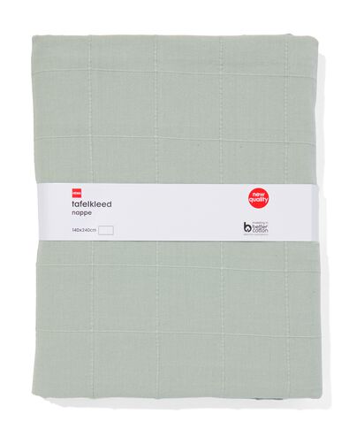 nappe &agrave; carreaux 140x240 coton vert - 5390016 - HEMA