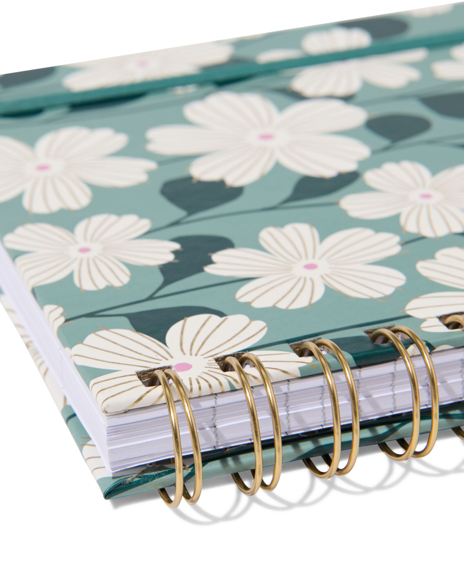 carnet A5 lign&eacute; avec fleurs - 14100213 - HEMA