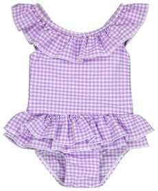 maillot de bain bébé carreaux lilas lilas - 1000026861 - HEMA