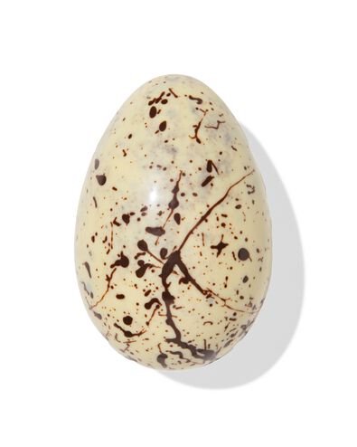 &oelig;uf en chocolat blanc de luxe au croquant de biscuit - 24262502 - HEMA