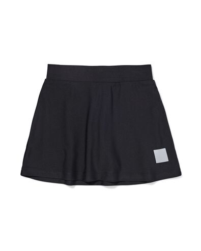 kinder sportrokje zwart zwart - 30630063BLACK - HEMA